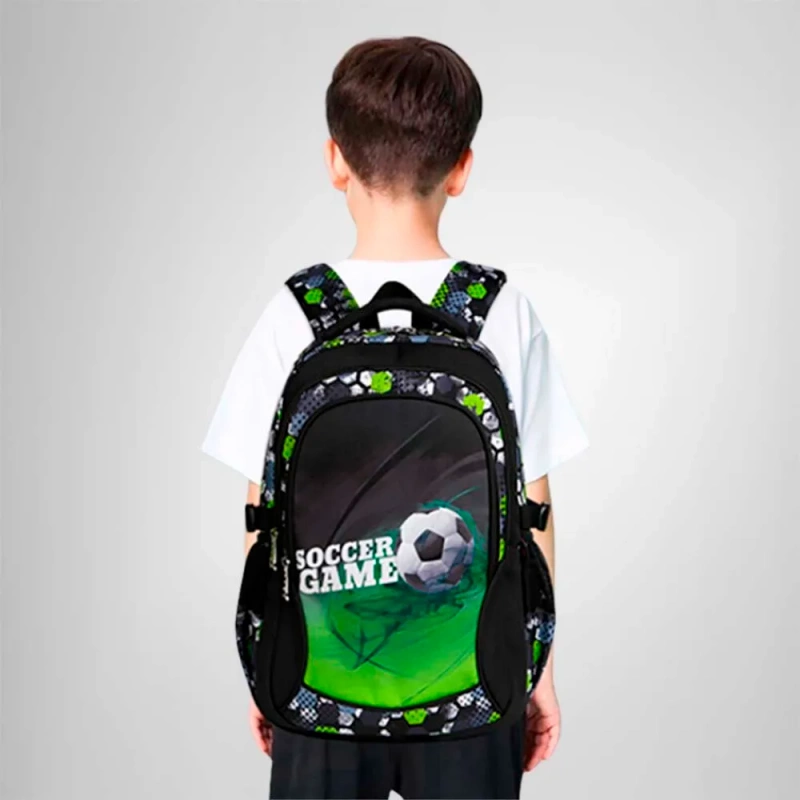 Plecak Szkolny Tornister Football Piłka Nożna dla Chłopca Klasa 1-8 Edison