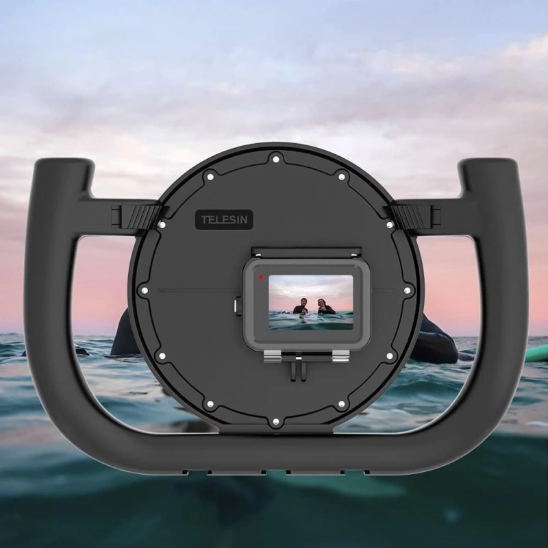 Obudowa Wodoszczelna Port Dome do GoPro 13 12 11 10 9 + GRATIS! Zestaw montażowy 3M