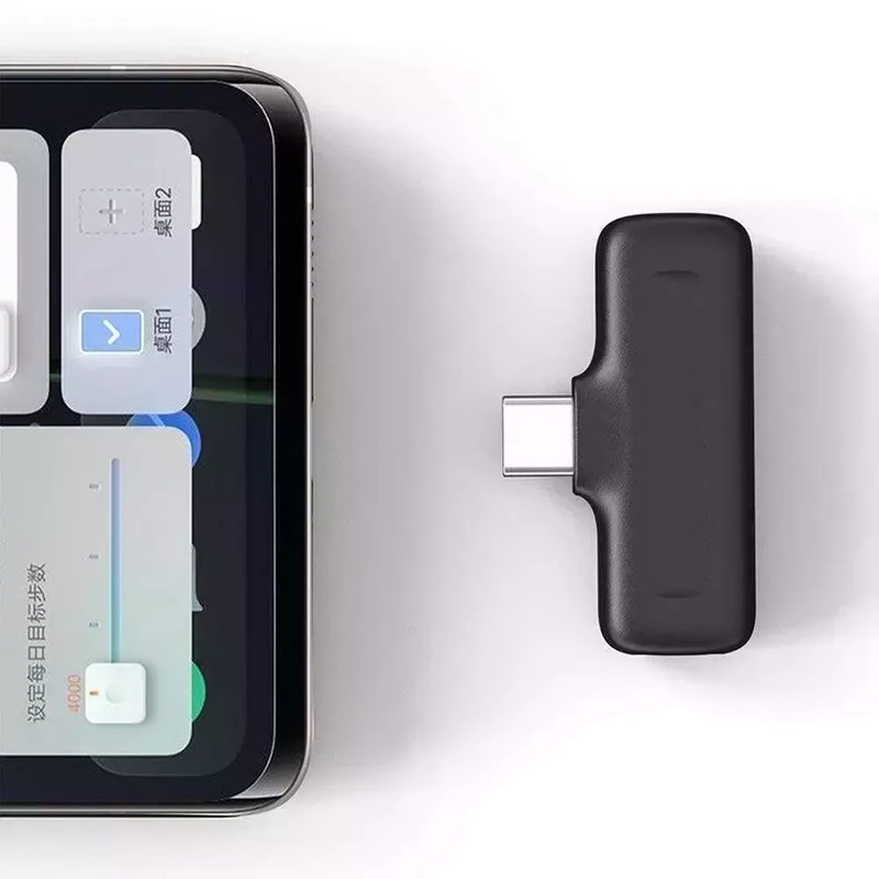 2x Mikrofon Bezprzewodowy Krawatowy do USB C Android / IPhone 17 16 15 14 13 12