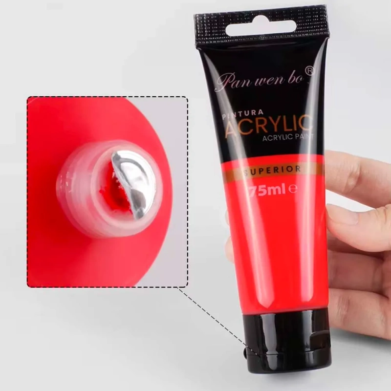 Farby Akrylowe 12x75ml Zestaw Fab Akrylowych W Dużych Tubkach