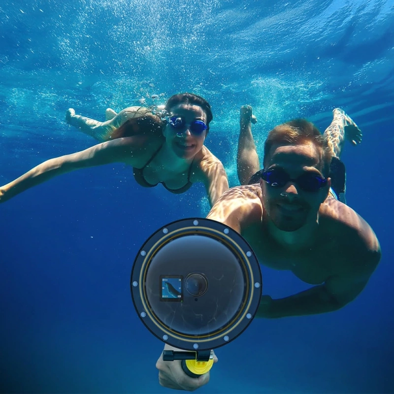 Obudowa Wodoszczelna Wodoodporna TELESIN do Kamer DJI Action 5 4 3 + GRATIS! Zestaw montażowy 3M