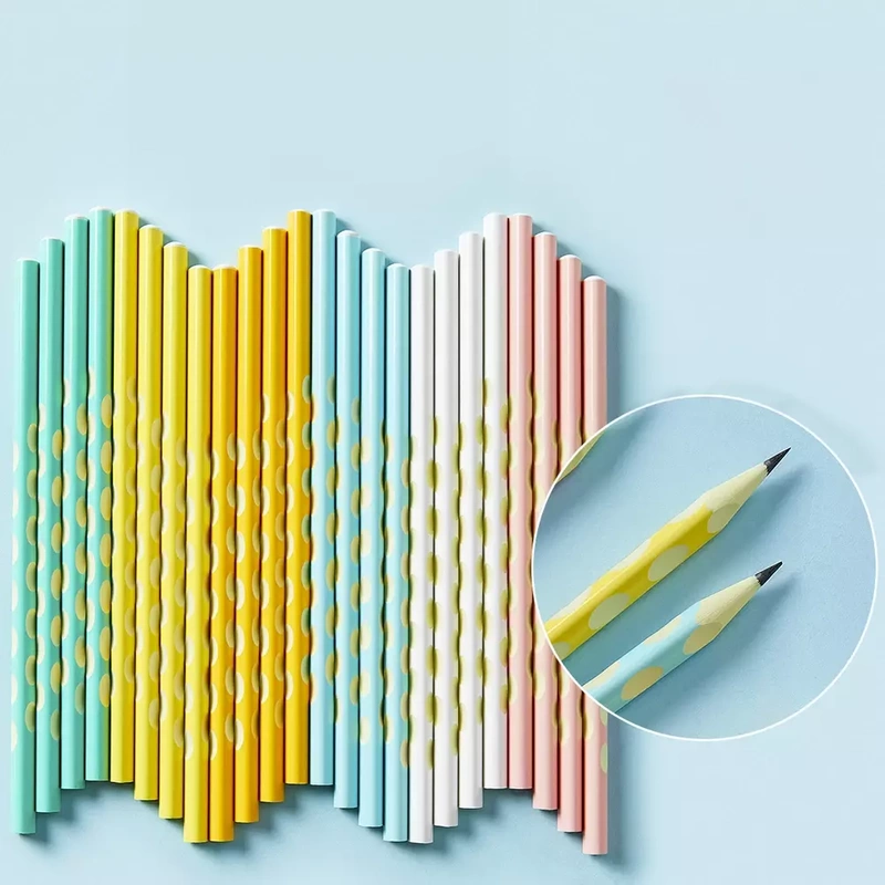 Ołówki Trójkątne Dla Dzieci Do Nauki Pisania Zestaw 30szt