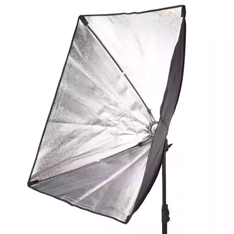 Oprawa Softbox Lampa Studyjna 50x70cm Oświetlenie Ciągłe Oprawka E27 Foto 