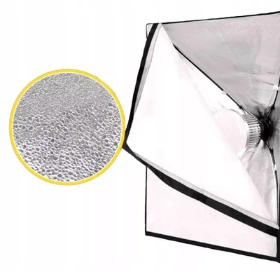 2x Softbox Zestaw Oświetlenie Ciągłe 2x 85W 50x70cm