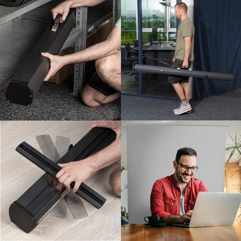 Tło Fotograficzne Szare Typu Roll Up 2x2m