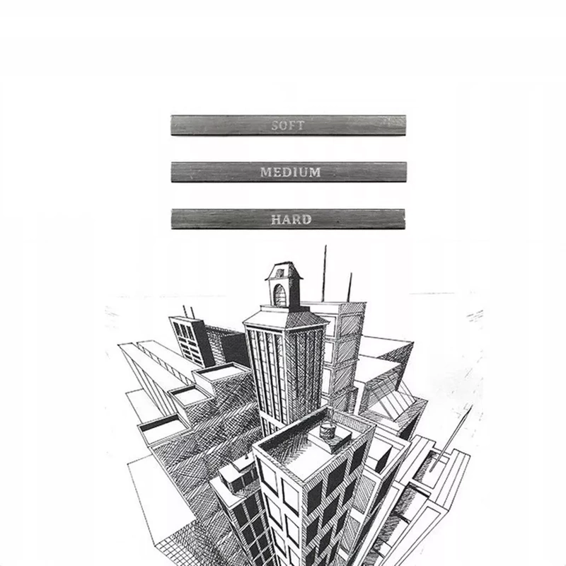 Kredki Ołówkowe Profesjonalne Zestaw do Rysowania Szkicowania Ołówki 145w1