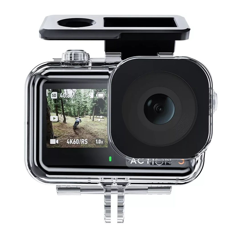 Obudowa Wodoszczelna Wodoodporna Telesin 45m do Kamery DJI Action 5 4 3 + GRATIS! Zestaw montażowy 3M