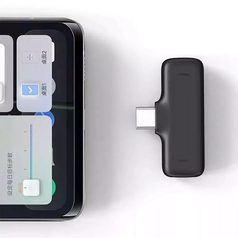 Mikrofon Bezprzewodowy Krawatowy do USB C Android / IPhone 17 16 15 14 13 12 