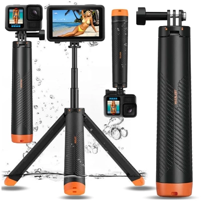 Boja Uchwyt Wypornościowy Monopod Statyw Selfie Telesin do GoPro DJI Action GRATIS Mocowania + Wlepka