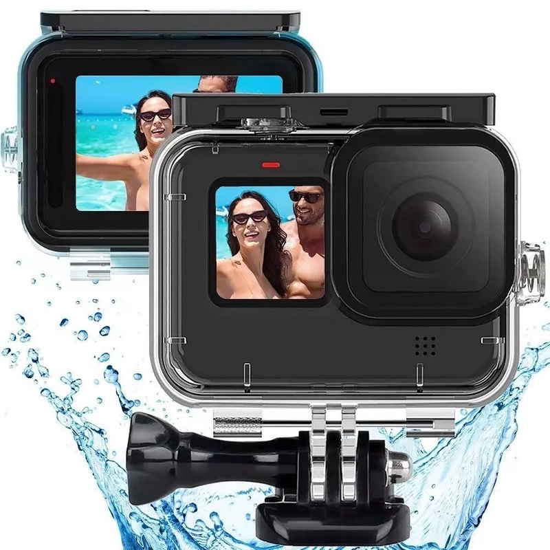 Obudowa Wodoszczelna Wodoodporna 50m do GoPro HERO 13 12 11 10 9 + GRATIS! Zestaw montażowy 3M