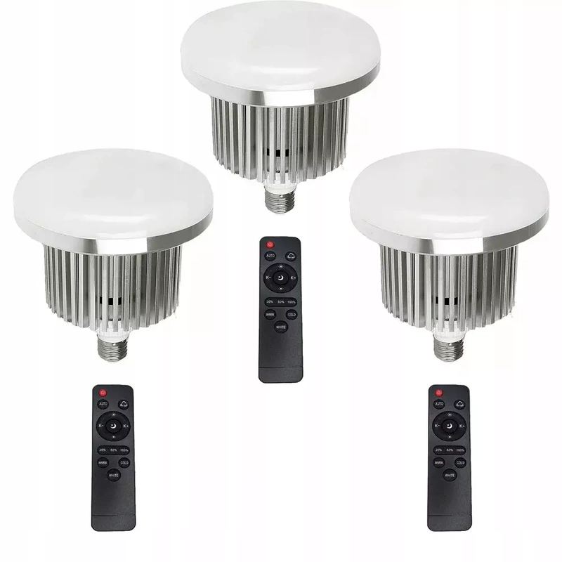 Żarówka Fotograficzna E27 85W LED 5500K do Softboxu Zestaw 3 szt 