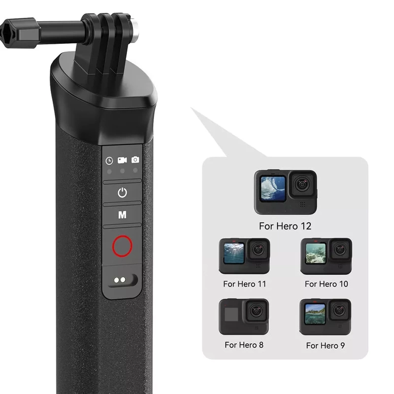 Uchwyt Pływający Boja z Pilotem Bluetooth Wodoodporna do GoPro 13 12 11 10 9 8 + GRATIS! Zestaw montażowy 3M
