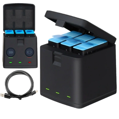 Ładowarka HUB Etui na 3x Akumulator do GoPro Hero 12 11 10 9