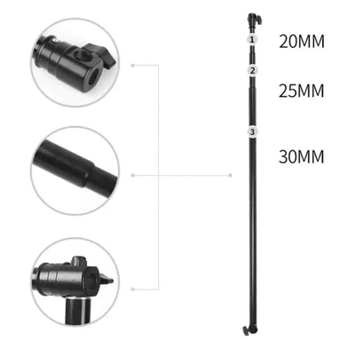 Belka Teleskopowa Poprzeczka do Tła 124-304cm do 5kg