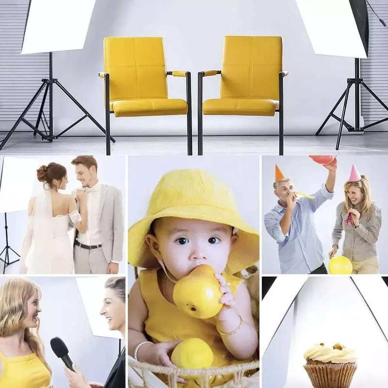 Softbox Lampa 1050W Statyw Softbox 50x70cm Żarówka 85W + Pilot