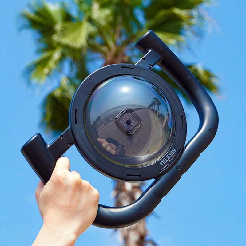 Obudowa Wodoszczelna Port Dome do GoPro 13 12 11 10 9 + GRATIS! Zestaw montażowy 3M