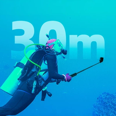 Boja Uchwyt Wypornościowy Monopod Statyw Selfie Telesin do GoPro DJI Action + GRATIS! Zestaw montażowy 3M