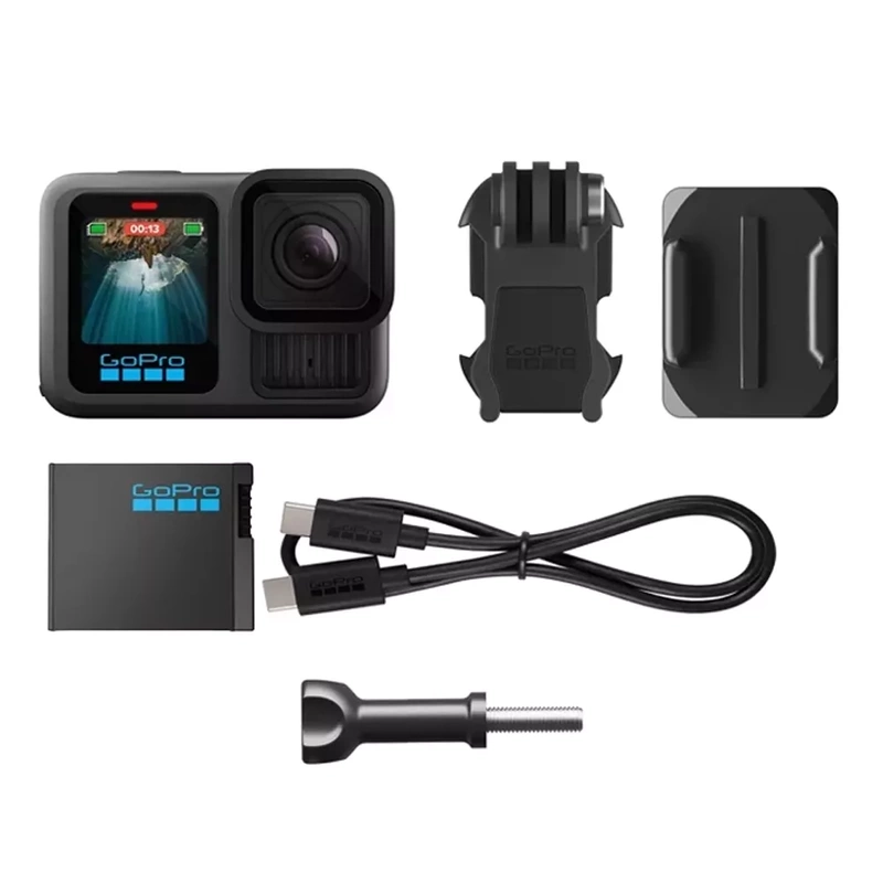 Kamera GoPro 13 HERO Black + Oryginalne Szelki na Klatkę Piersiową do GoPro 13 12 11 9 9 7 6 5 