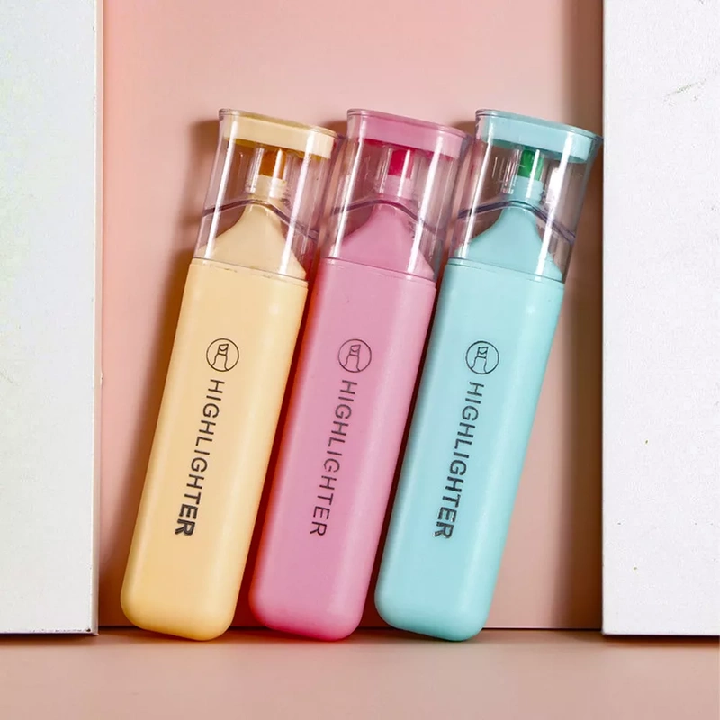 Zakreślacze Pastelowe Zestaw Zakreślaczy 4 Kolory HIGHLIGHTER PRO