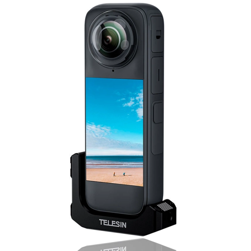 Szybkozłączka Adapter 1/4 Klatka Pion Poziom Zimna Stopka do Insta 360 X4