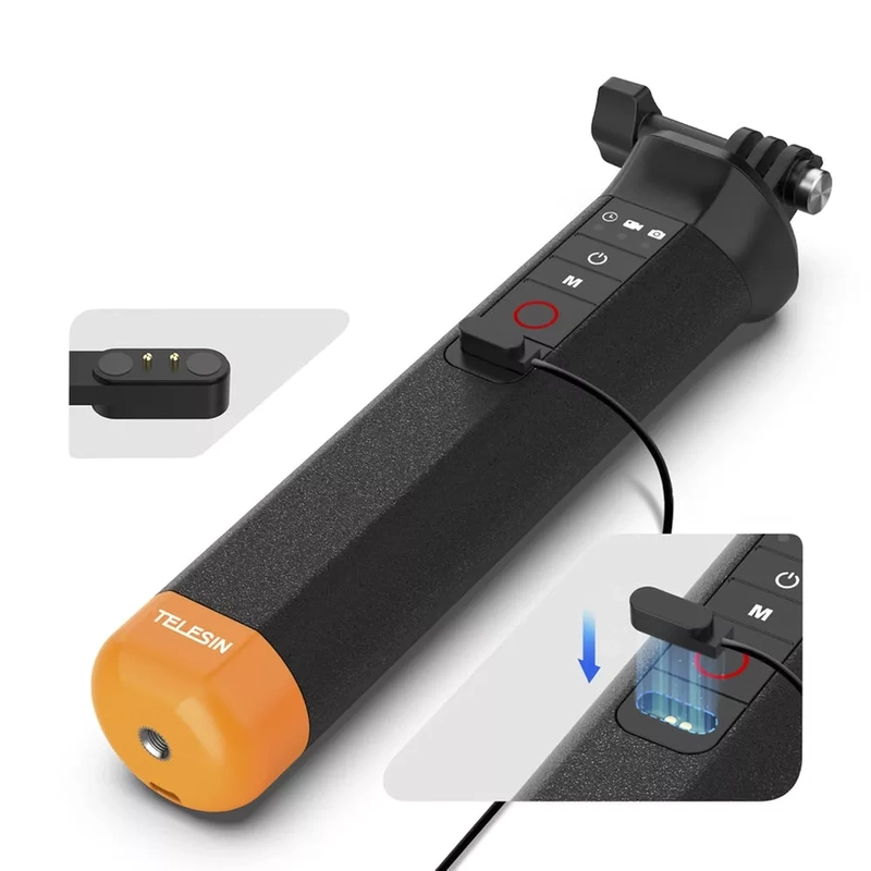 Uchwyt Pływający Boja z Pilotem Bluetooth Wodoodporna do GoPro 13 12 11 10 9 8 + GRATIS! Zestaw montażowy 3M
