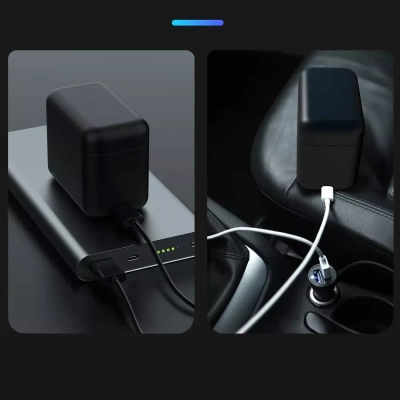 Ładowarka HUB Etui na 2x Akumulator Baterie do Kamery Insta 360 X4 Karty SD