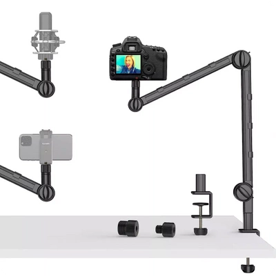 Ramię Wysięgnik Uchwyt Biurkowy Studyjny do Mikrofonu Aparatu LS25