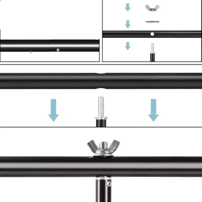 Statyw do Tła Fotograficznego Typ T + 3x Tło Polipropelynowe Fotograficzne
