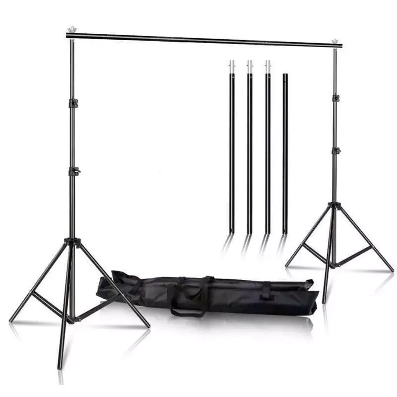 Zestaw Studyjny do Zdjęć 2x Softbox Tło Białe Statyw Żarówki 150W