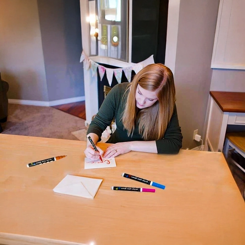 Markery Akrylowe Pisaki Flamastry Do Malowania Kamieni Ubrań Szkła Butów 18