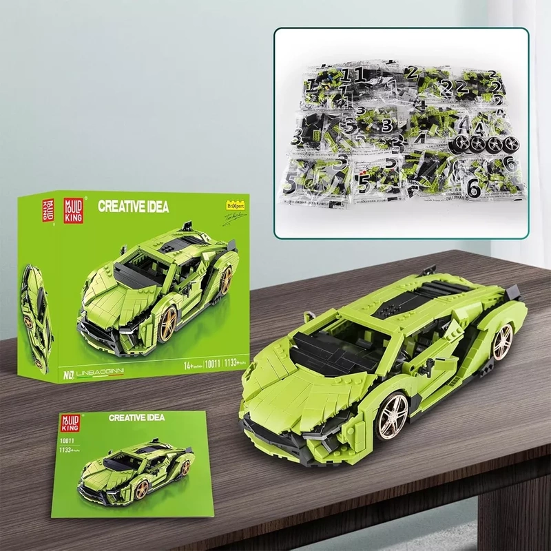 Klocki Mould King Samochód Lamborghini Sian 1133el 32cm na Prezent