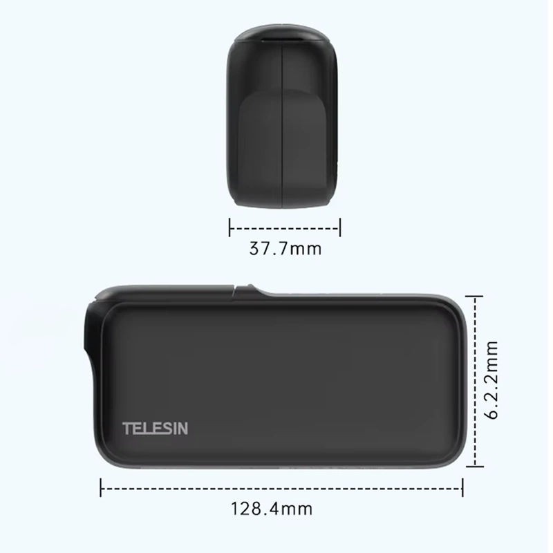 Ładowarka z Powerbankiem TELESIN 10000mAh do GoPro Hero 13 + GRATIS! Zestaw montażowy 3M