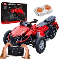 Klocki Technic Mould King Motor Trójkołowiec Can-am Zdalnie Sterowany 853el