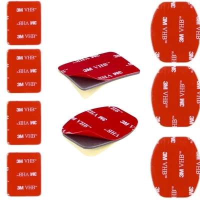 Przylepce Taśma Naklejka 3M Zestaw 6szt VHB do Kamer GoPro DJI Action Insta