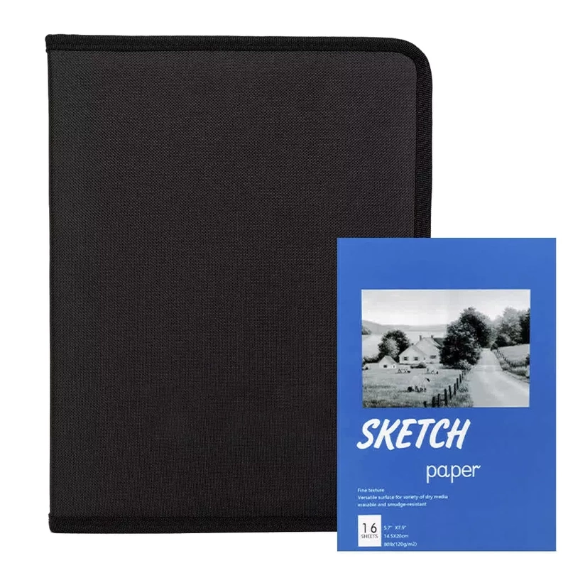 Kredki Ołówkowe Profesjonalne Zestaw do Rysowania Szkicowania Ołówki 145w1