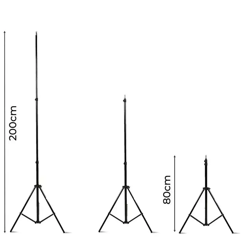 Statyw Oświetleniowy Studyjny 200cm Głowica 16mm 1/4" do Lampy Softboxu Lasera