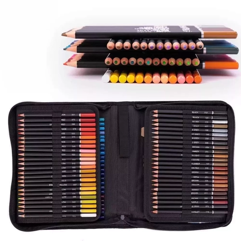 Kredki Ołówkowe Profesjonalne Zestaw do Rysowania Szkicowania Ołówki 145w1