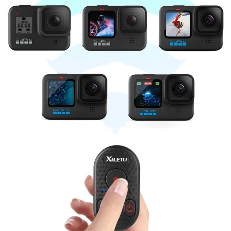 Bezprzewodowy Pilot Bluetooth XC-R2 do Kamer GoPro 13 12 11 10 9 8 Telefonu