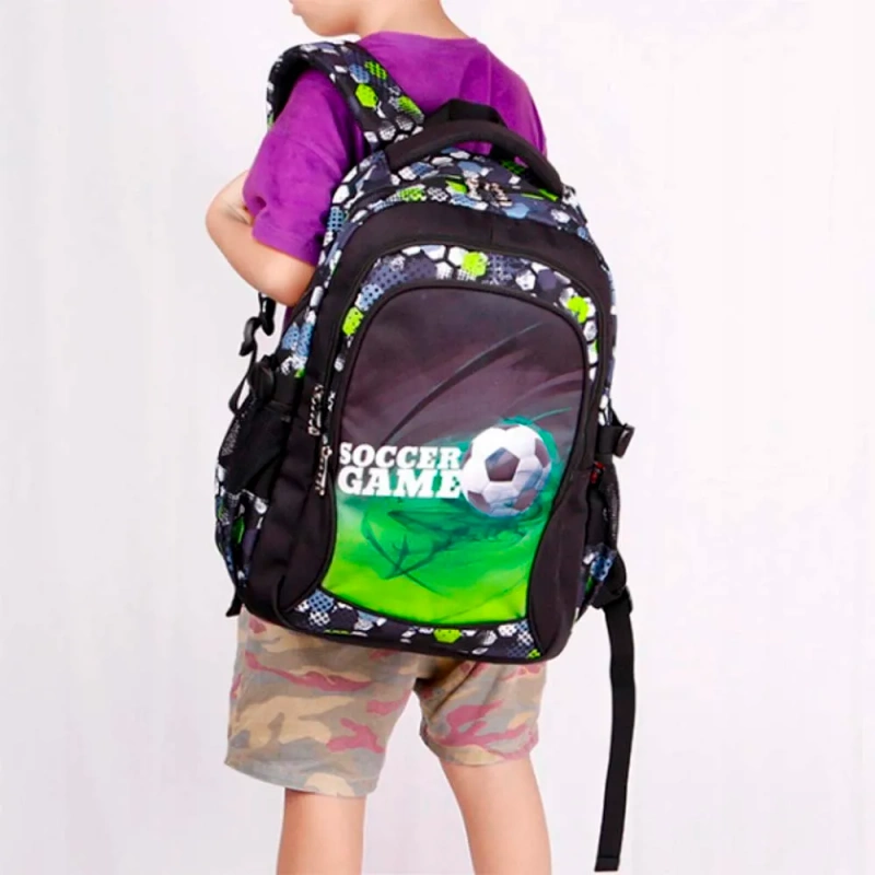 Plecak Szkolny Tornister Football Piłka Nożna dla Chłopca Klasa 1-8 Edison