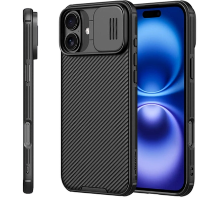 Etui Nillkin CamShield Pro + 3x Szkło Hartowane 9H z Aplikatorem do iPhone 16 PLUS