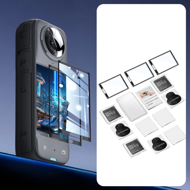 Zestaw 3x Szkło Hartowane na Ekran LCD do Kamery Insta360 X4