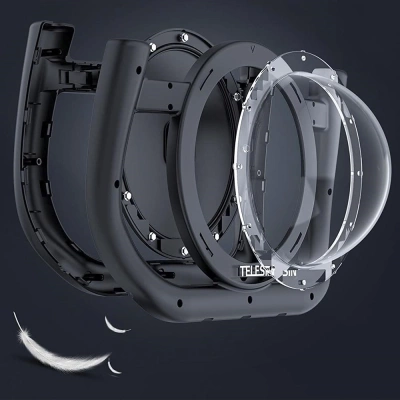 Obudowa Wodoszczelna Port Dome do GoPro 13 12 11 10 9 + GRATIS! Zestaw montażowy 3M