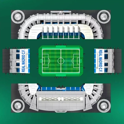 Klocki Mould King Station Real Madryt St. Bernabeu 4266el. na Prezent