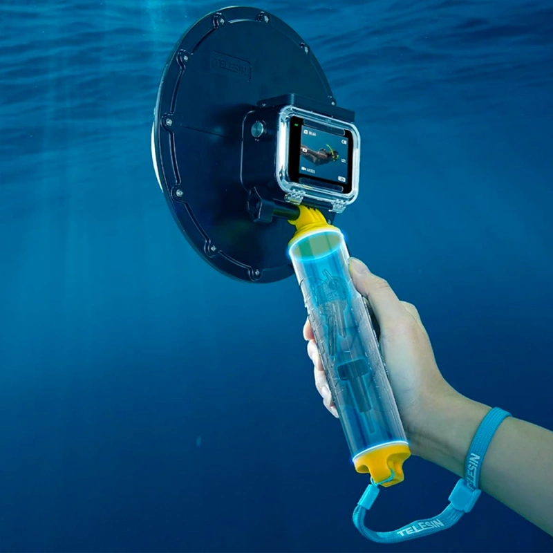 Obudowa Wodoszczelna Wodoodporna TELESIN do Kamer DJI Action 5 4 3 + GRATIS! Zestaw montażowy 3M