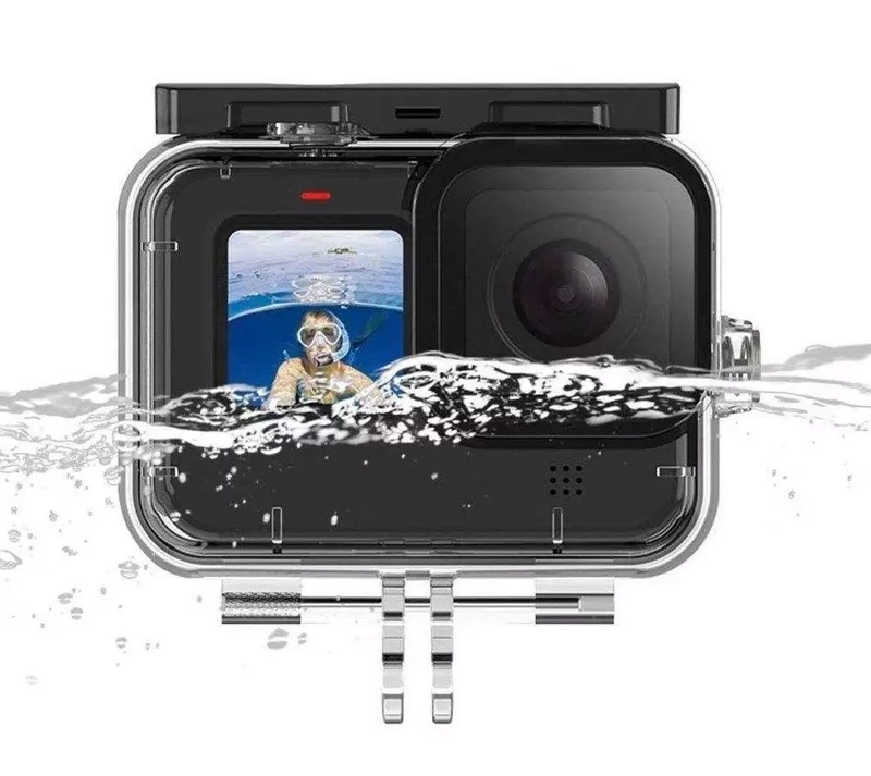 Outlet - Zestaw Obudowa Wodoszczelna 50m + Filtry Czerwone do GoPro Hero 13 12 11 10 9 Black 