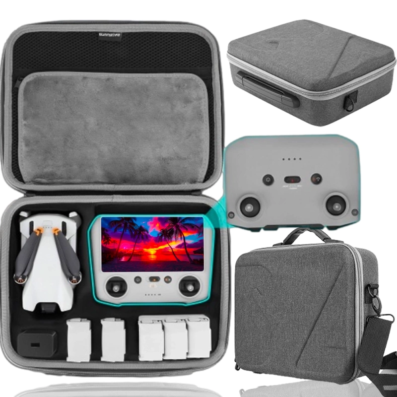 Etui Walizka z Paskiem Hard Case do Drona Mini 3 Pro DJI-RC / RC N1 