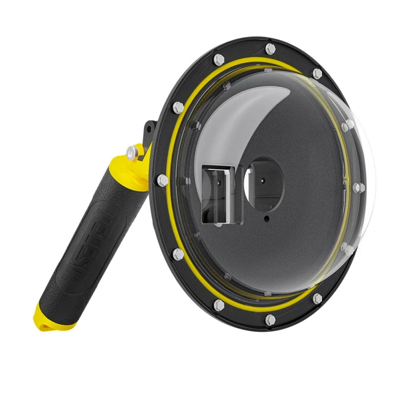 Obudowa Wodoszczelna Wodoodporna TELESIN do Kamer DJI Action 5 4 3 + GRATIS! Zestaw montażowy 3M