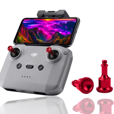 Drążki Joysticki Wymienne do Kontrolera DJI RC-N1 Czerwone