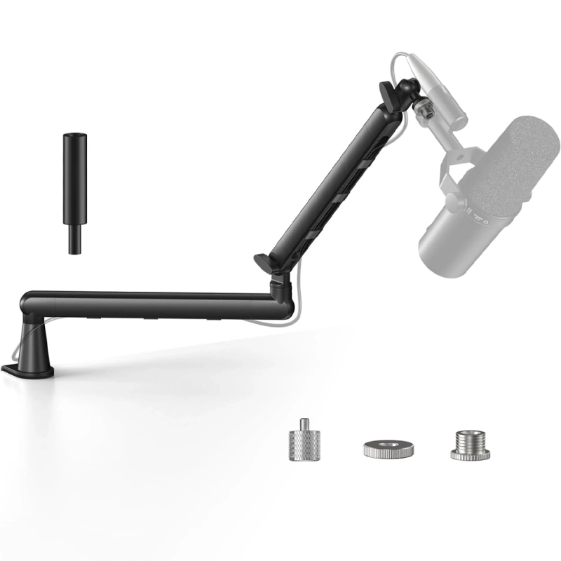 Uchwyt Stołowy Biurkowy Studyjny Ramię Statyw do Mikrofonu Telefonu Kamery