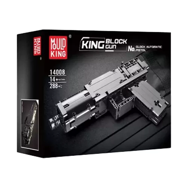 Klocki Technic Pistolet na Gumki Glock 288el Kolekcjonerski Mould King 